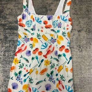 NWOT Show Me Your MuMu Steph Mini Linen Dress